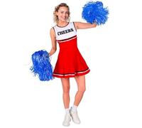 W WIDMANN MILANO Mode de soirée - Costume de pom-pom girl, robe, lycée, danseuse, carnaval, soirée à thème football