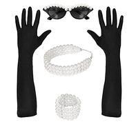 Widmann 00119 Tiffany Ensemble de lunettes et bracelet pour femme Noir/blanc Taille unique