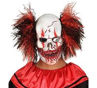 W WIDMANN MILANO Party Fashion 01019 - Masque clown, tête de mort, Halloween, Mardi Gras, Carnaval, Fête à thème