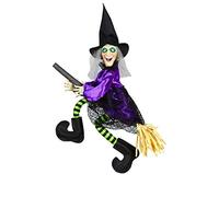 W WIDMANN MILANO Party Fashion - 01395 ? Sorcière sur Balai avec Yeux Brillants et Jambes strampelnden Parlant