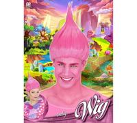 W WIDMANN MILANO Party Fashion - 02098 Perruque Trolly Adulte Unisexe, Leprechaun, Alien, Contes de fées, Carnaval, Fêtes à thème, Taille Unique