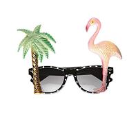 W WIDMANN MILANO Party Fashion - 0322F Lunettes Tropical Flamingo, Adultes Unisexe, Hawaiien, Fêtes d'été, Funny, Carnaval, Fêtes à thème