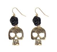 WIDMANN MILANO PARTY FASHION Generique - Boucles doreilles Squelette doré Adulte