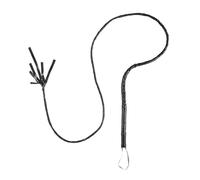 W WIDMANN MILANO Party Fashion 05383 - Fouet aspect cuir, noir, env. 180 cm, cow-boy, dompteur, cirque, déguisement, accessoire, soirée à thème, carnaval