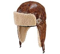 WIDMANN MILANO PARTY FASHION Widmann 10014 - Bonnet d'aviateur, Marron, Motif Pilote brisé rétro, années 20, fête à thème, Carnaval, Multicolore, Taille Unique Unisexe