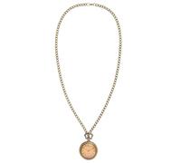 W WIDMANN MILANO Party Fashion - 10026 Montre de Poche mécanique avec Collier Doré Steampunk Accessoire de fête à thème, Carnaval