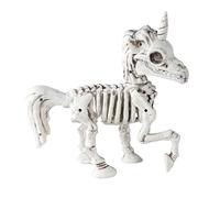 Widmann 10992 10992 Squelette Licorne 18 cm Décoration Squelette Horreur Halloween Fête à thème Multicolore Taille Unique