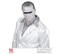 W WIDMANN MILANO Party Fashion - 11911 - Lunettes Robot, Blanc, Lunettes de fête, lunettes fun, accessoire pour astronaute, alien