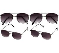 W WIDMANN MILANO Party Fashion - 14392 - Lunettes années 80, lunettes de fête, accessoire, accessoires, carnaval (Lot de 2)