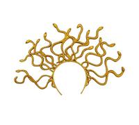 W WIDMANN MILANO Party Fashion - 21157 - Méduse serre-tête, or, coiffure serpents, déesse grecque (Lot de 2)