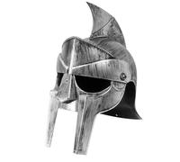 W WIDMANN MILANO Party Fashion 29149 - Casque de gladiateur avec visière en plastique dur, pour adultes, romain, médiéval, guerrier