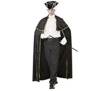 Widmann S.r.l. - Cape vénitienne 3579J - velours avec jabot - Noir taille unique