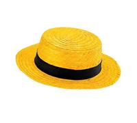 W WIDMANN MILANO Party Fashion - 51601 - Chapeau de paille de luxe, canotier, canotier, canotier, matelot, années 20, années 30, Venise, chapeau, coiffe, accessoire, soirée à thème, carnaval