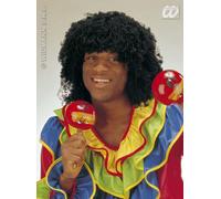 Widmann 6106B - Perruque Brésilienne, noir, cheveux artificiels, perruque frisée, afro