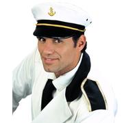W WIDMANN MILANO Party Fashion 8426C - Casquette de capitaine, chapeau, coiffe, accessoire, carnaval, soirée à thème