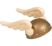 W WIDMANN MILANO Party Fashion - 8542A - Casque de Gaulois, avec ailes attachables, Romain, Accessoire, Coiffe, Mardi Gras, Carnaval, Fête à thème