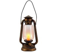 WIDMANN Milano Party Fashion- Lanterna Con Luce Tremolante Lanterne avec lumière LED vacillante, 9530L, Or, Taille Unique