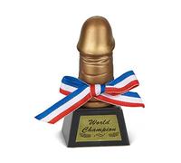 W WIDMANN MILANO Party Fashion 9585P - Trophée Willy, article de farce pour les cérémonies de remise de prix et les concours