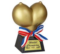 W WIDMANN MILANO Party Fashion 9586T - Trophée de la poitrine, article de farce pour les cérémonies de remise de prix et les concours