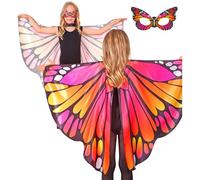 W WIDMANN MILANO Party Fashion - Ailes de papillon pour enfants 100 x 70 cm avec masque, accessoire de costume pour carnaval et fête