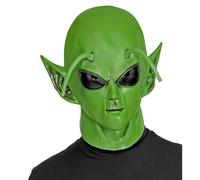 Masque Alien Vert - WIDMANN - Tête Complète en Latex - Adulte