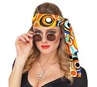 W WIDMANN MILANO Party Fashion - années 60 et 70 Bandeau, serre-tête, Hippie, Flower Power, Accessoire, Carnaval
