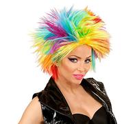 W WIDMANN MILANO Party Fashion - Arc-en-Punk Perruque - Adult Fancy Dress Accessory