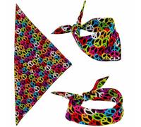 W WIDMANN MILANO Party Fashion - Bandana, 55 x 55 cm, foulard, écharpe, accessoire pour costumes