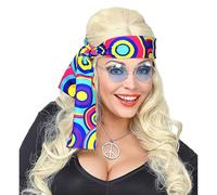 W WIDMANN MILANO Party Fashion - années 60 et 70 Bandeau, serre-tête, Hippie, Flower Power, Accessoire, Carnaval