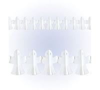 W WIDMANN MILANO Party Fashion, Bannière fantôme, 3 mètres, ignifuge, facile à installer, idéale pour Halloween, carnaval, soirées à thème, crée une ambiance gothique et effrayante