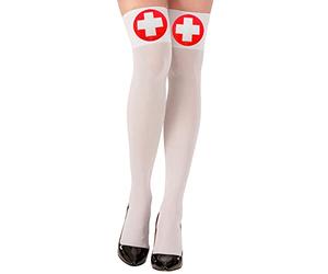 W WIDMANN MILANO Party Fashion - Bas sans couture pour infirmière, 70 DEN, bas overknee, mi-bas, médecin, docteur