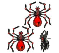 W WIDMANN MILANO Party Fashion - Bijou fantaisie araignée avec strass, pour adultes, accessoire Halloween, carnaval, quotidien