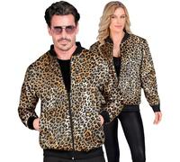 Widmann Party Fashion Bomber (Animalier Leopard Sequin Bomber) (S/M) Gold