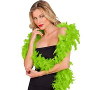 W WIDMANN MILANO Party Fashion - Boa de plumes, longueur environ 180 cm, écharpe de plumes, accessoire, fête à thème