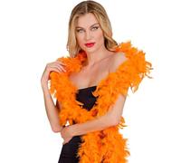 W WIDMANN MILANO Party Fashion - Boa de plumes, Longueur environ 180 cm, Foulard de plumes, Accessoire, Costume, Carnaval, Halloween