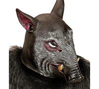 WIDMANN MILANO PARTY FASHION W, Masque de tête réaliste, Confort Optimal avec Sangle Ajustable, Polyvalent pour Toutes Occasions, Facile à Entretenir, idée Cadeau Originale