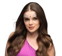 W WIDMANN MILANO Party Fashion Boland - Bijoux de corps set de 3, strass autocollants pour le visage et le corps, idéal pour le carnaval, le maquillage ou le festival