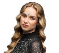 W WIDMANN MILANO Party Fashion Boland - Bijoux de corps set de 3, strass autocollants pour le visage et le corps, idéal pour le carnaval, le maquillage ou le festival