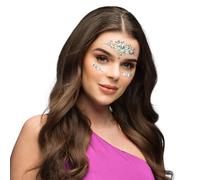 W WIDMANN MILANO Party Fashion Boland - Bijoux de corps set de 3, strass autocollants pour le visage et le corps, idéal pour le carnaval, le maquillage ou le festival