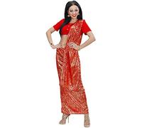 WIDMANN MILANO PARTY FASHION W, Sari Bollywood, Élégance intemporelle, confort optimal, polyvalent occasions, détails raffinés, adapté à toutes morphologies, Adulte unisexe, 59202, Rouge, M