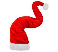 W WIDMANN MILANO Party Fashion - Bonnet de Noël extra long, 125 cm, bonnet de Noël en peluche pour adultes
