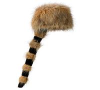 W WIDMANN MILANO Party Fashion - Bonnet de trappeur queue de raton laveur | Couvre-chef 100 % polyester, accessoire de déguisement pour cow-boys, Far West, carnaval et soirées à thème