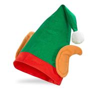 Widmann Chapeau de Père Noël 5374e avec oreilles or Taille unique