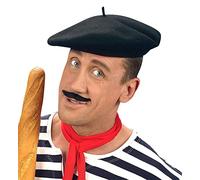 W WIDMANN MILANO Party Fashion - Bonnet, modèle parisienne, 100% laine, noir