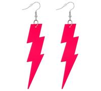 W WIDMANN MILANO Party Fashion - Boucles d'oreilles éclair, bijoux fantaisie, accessoire pour les fêtes des années 80