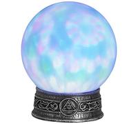 W WIDMANN MILANO Boule de cristal Party Fashion – Base lumineuse caleidoscopique, turquoise