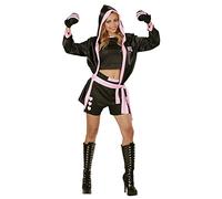 W WIDMANN MILANO Party Fashion - Costume Boxer pour femmes, kickboxeurs, sportifs, costumes de carnaval