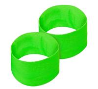 W WIDMANN MILANO Party Fashion - Bracelets, 2 pièces, bandeaux de transpiration, accessoires pour le carnaval, tenue des années 80