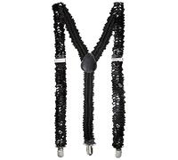 W WIDMANN MILANO Party Fashion - Bretelles, avec paillettes, taille réglable, déguisement, accessoire, carnaval