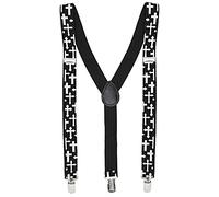 W WIDMANN MILANO Party Fashion, Bretelles croisées, confort optimal, polyvalentes pour toutes occasions, style gothique audacieux, faciles à ajuster, pour adultes de 16 ans et plus